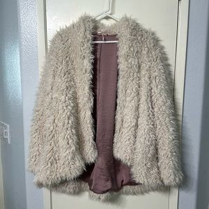 Free People fuzzy jacket
